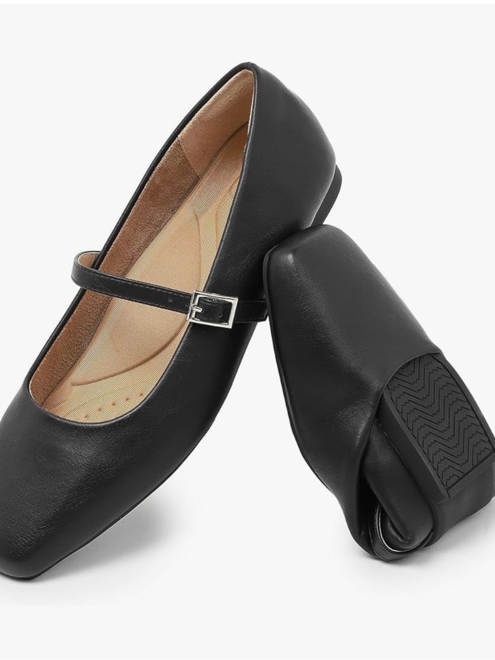 *NWT Classic Black Mary Jane Flats - Comfortable Everyday Shoe